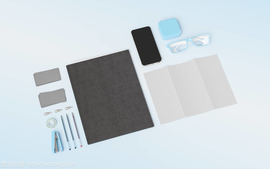 办公用品与小玩意 创新3D样机模板引领办公耗材设计新趋势